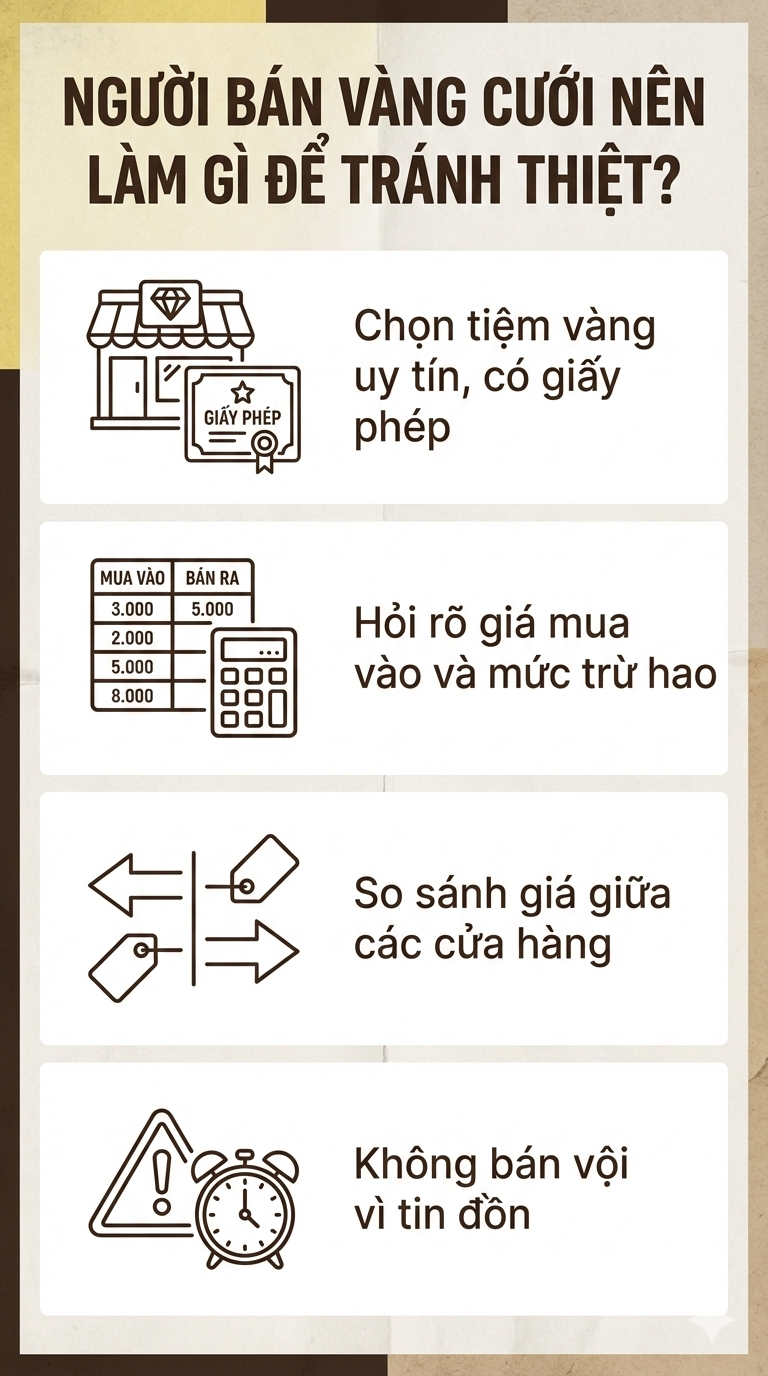 Bán vàng cưới không có giấy tờ có sao không? Nhiều người mang vàng đi bán mới biết điều này - Ảnh 5.