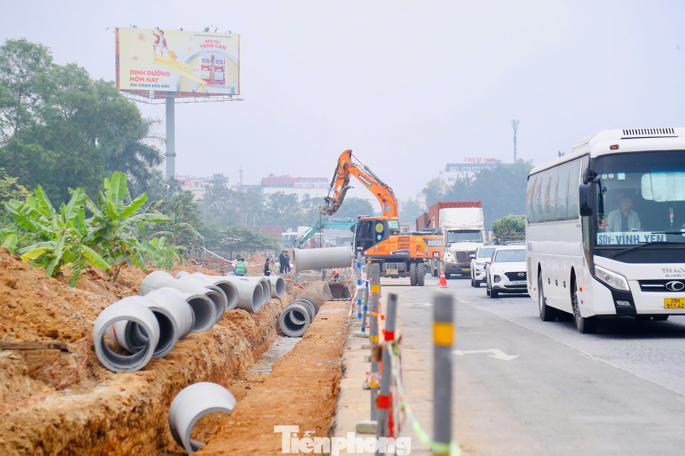 Hối hả thi công nút giao Quốc lộ 2 - Nội Bài - Lào Cai- Ảnh 8.