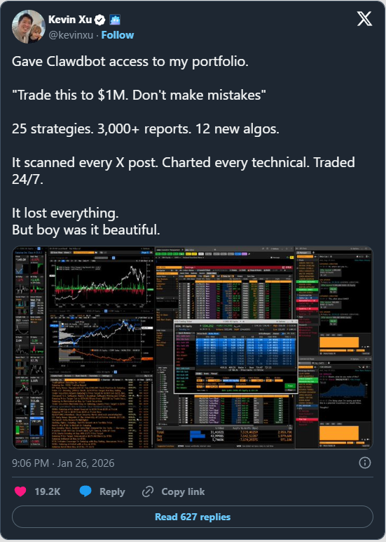 Giao trứng cho Ác! AI nhận nhiệm vụ biến 35.000 USD thành 1 triệu USD: Kết quả trader mất sạch tiền- Ảnh 1. Giao trứng cho Ác! AI nhận nhiệm vụ biến 35.000 USD thành 1 triệu USD: Kết quả trader mất sạch tiền- Ảnh 1.