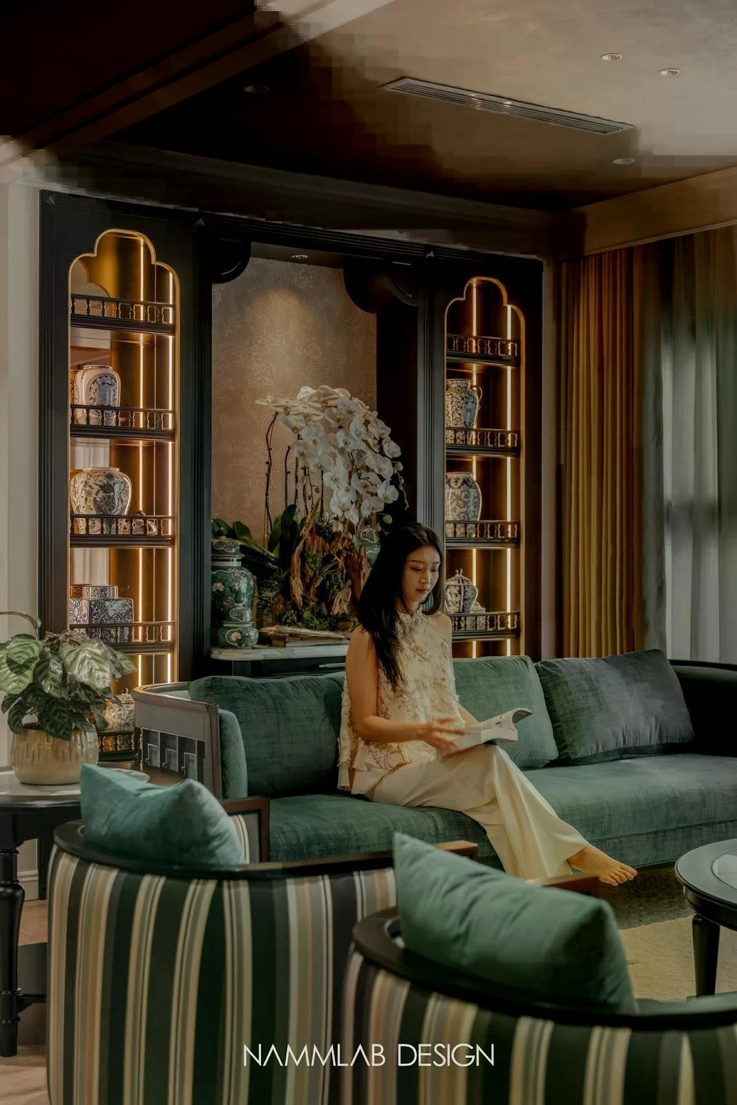 Khám phá căn hộ 180m2 phong cách Indochine- Ảnh 1.