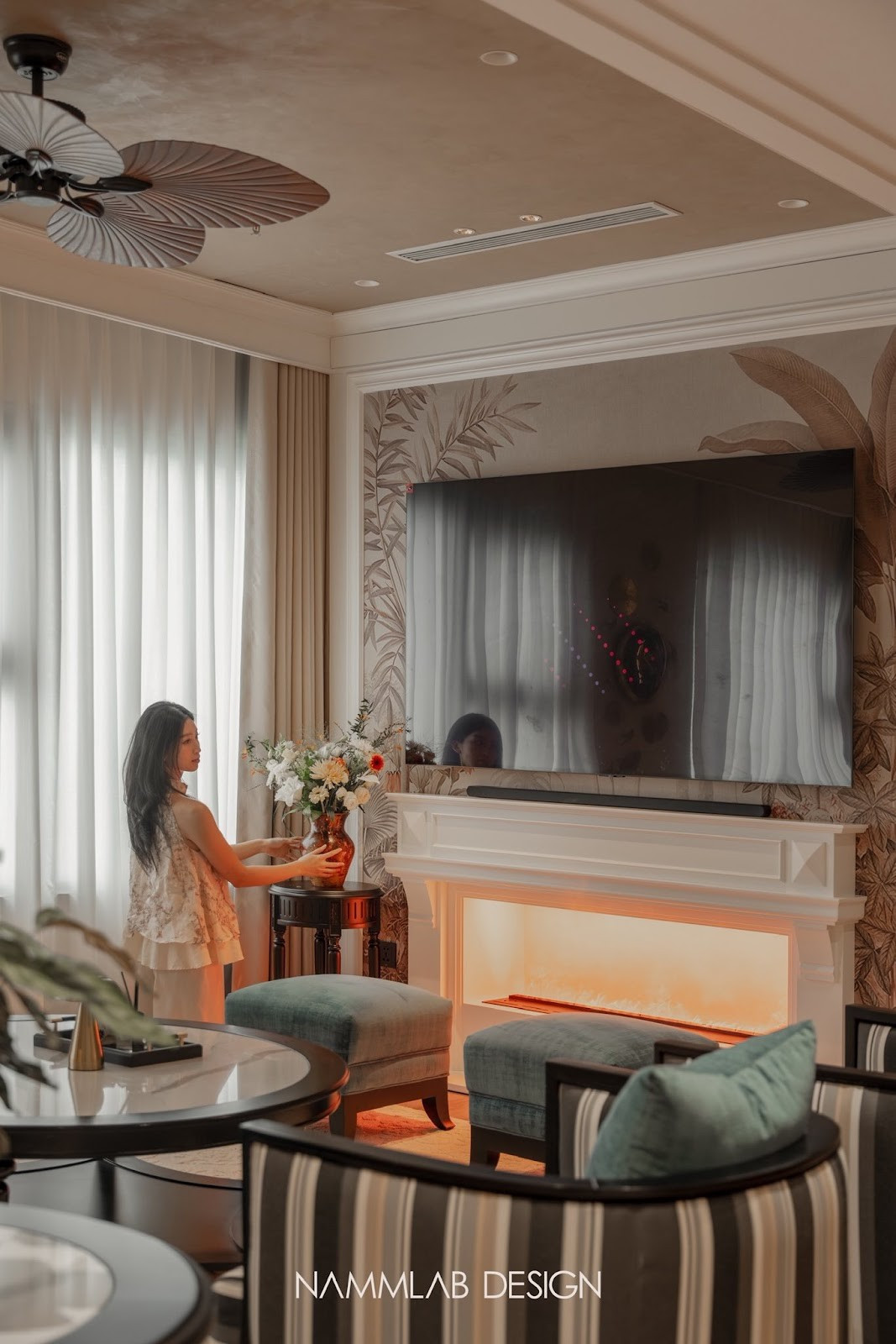 Khám phá căn hộ 180m2 phong cách Indochine- Ảnh 2.