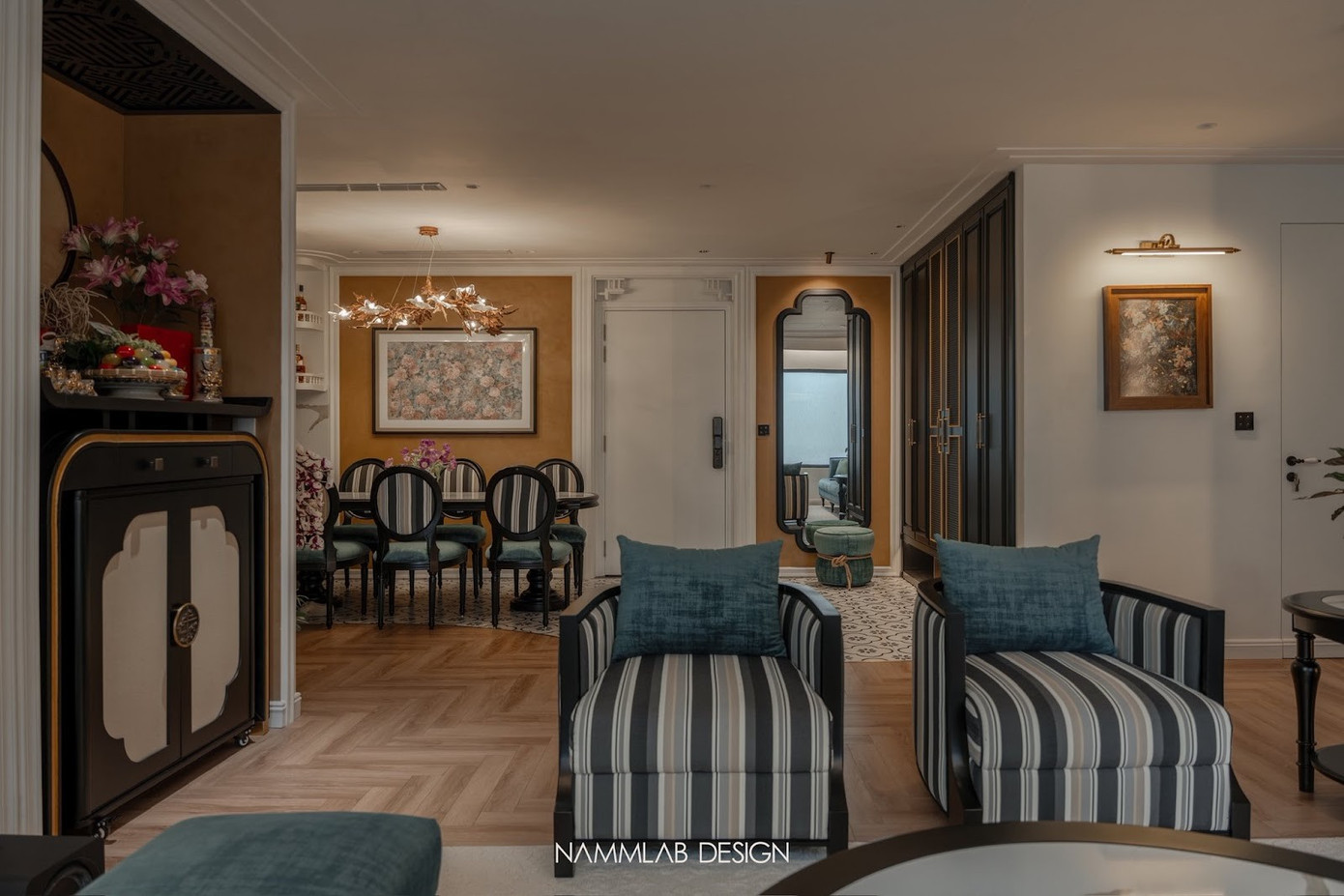 Khám phá căn hộ 180m2 phong cách Indochine- Ảnh 3.