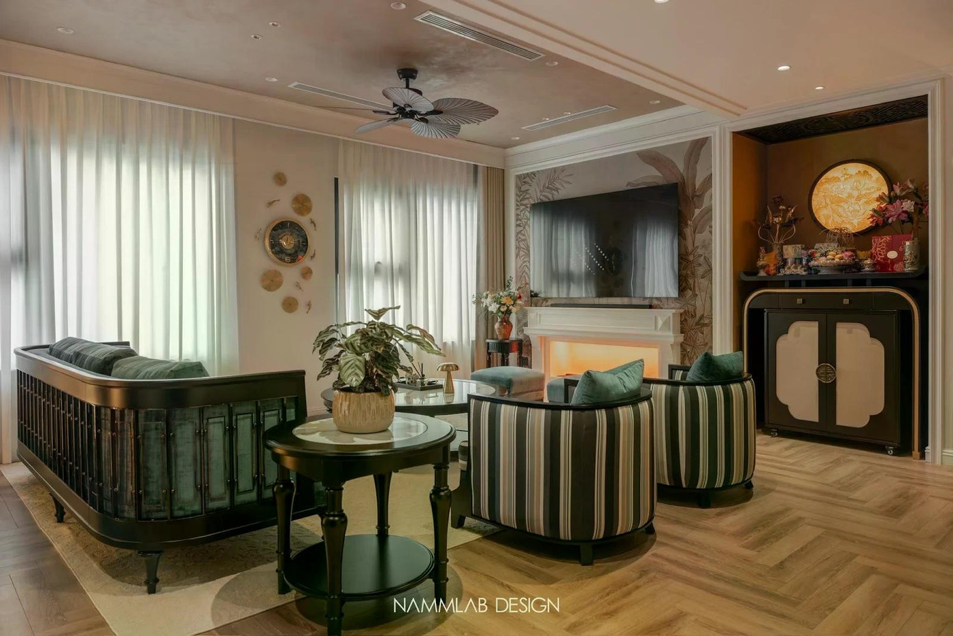 Khám phá căn hộ 180m2 phong cách Indochine- Ảnh 7.