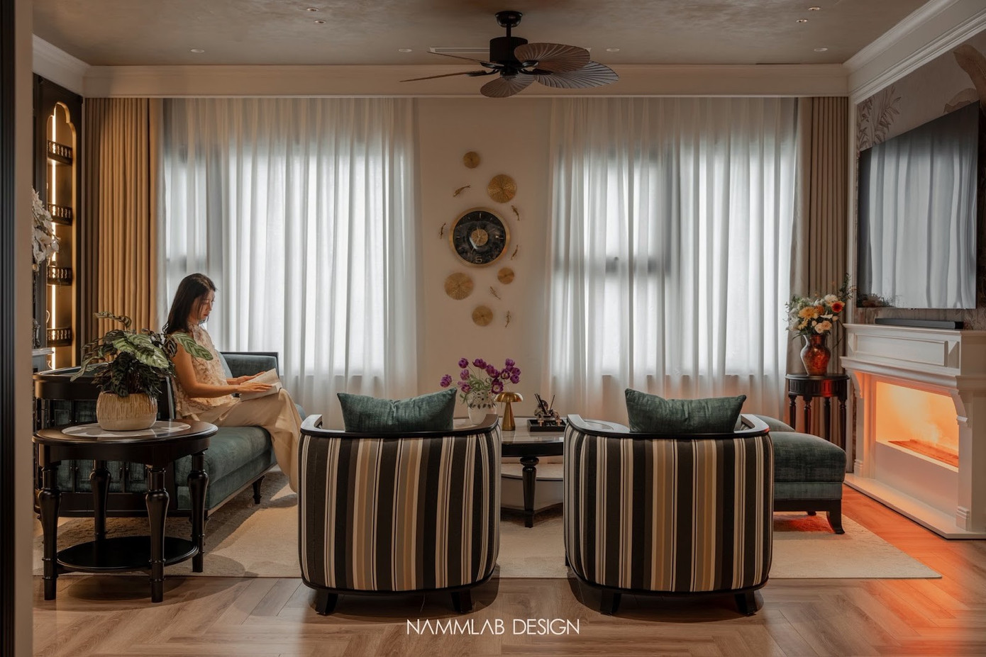 Khám phá căn hộ 180m2 phong cách Indochine- Ảnh 10.