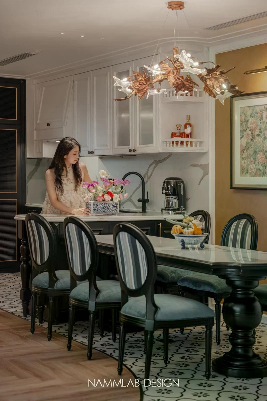 Khám phá căn hộ 180m2 phong cách Indochine- Ảnh 8.