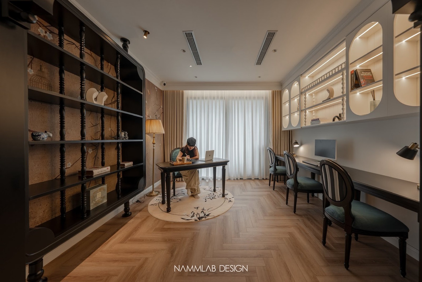 Khám phá căn hộ 180m2 phong cách Indochine- Ảnh 11.