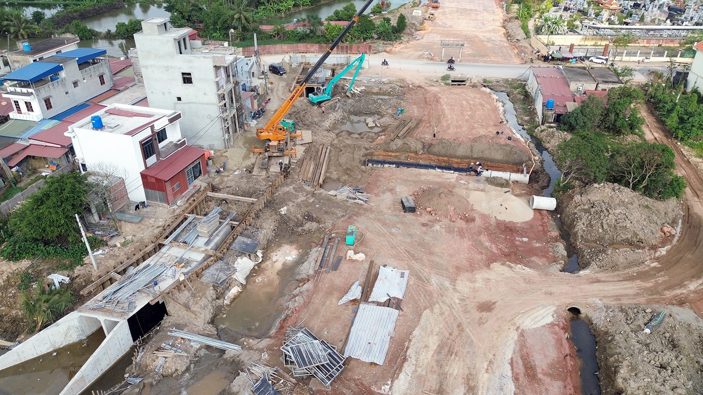 Xuyên Tết thi công dự án kết nối các khu công nghiệp ở Hải Phòng- Ảnh 7.