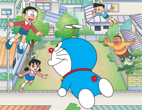 Ngày này đã tới rồi sao: Khung cảnh người Nhật dùng chong chóng tre bay đi làm đi học gây bão- Ảnh 2.