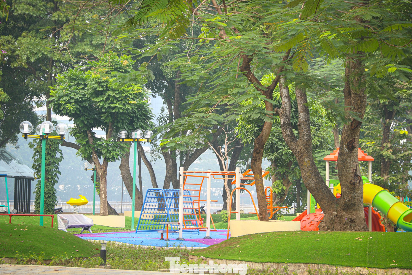 Loạt công viên Hà Nội 'lột xác' sau chỉnh trang- Ảnh 9.