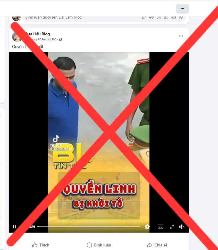 Công an TPHCM triệu tập 2 người chia sẻ thông tin "bắt MC Quyền Linh" - Ảnh 3.