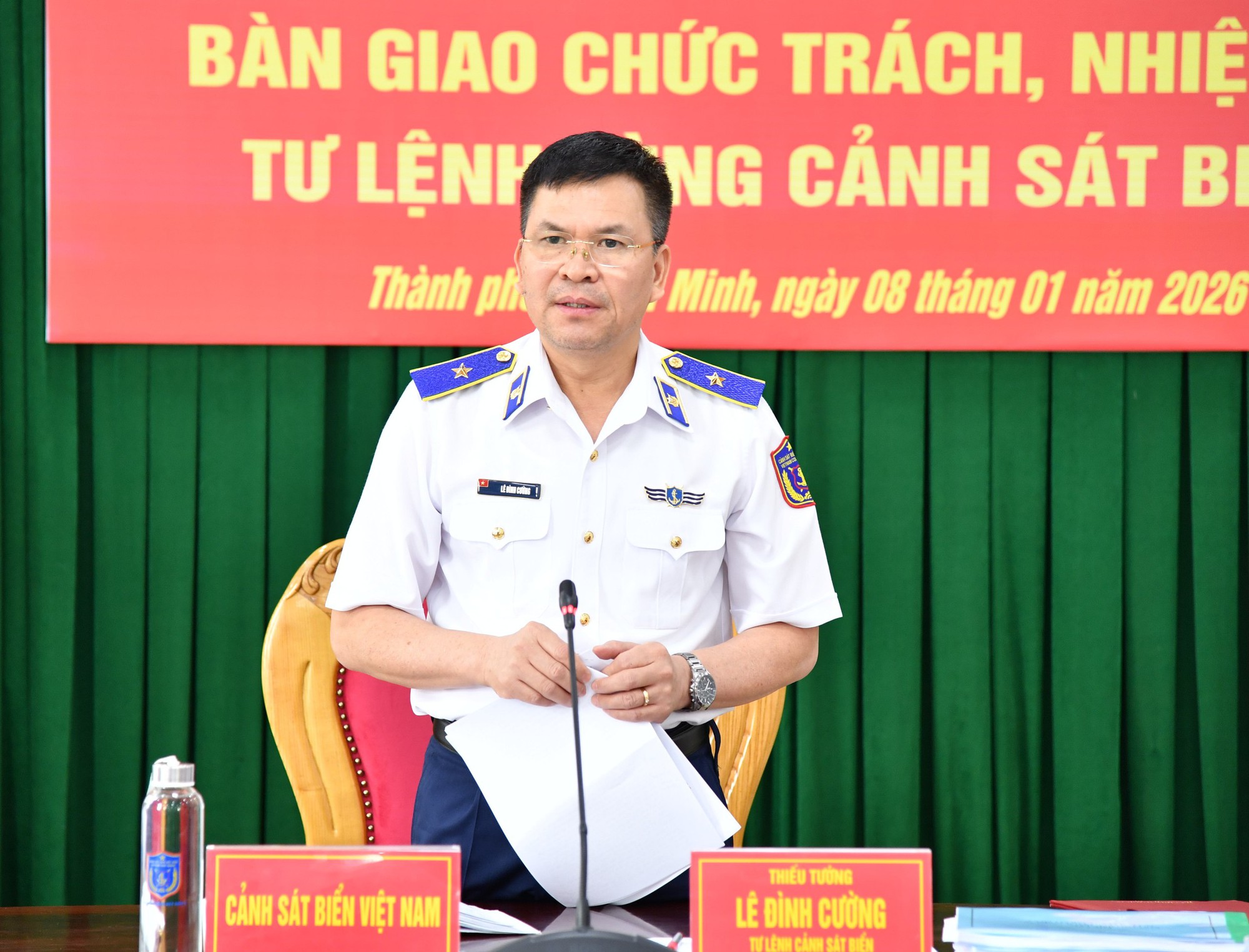 Đại tá Trần Xuân Lương giữ chức Tư lệnh Vùng Cảnh sát biển 3 - Ảnh 1.