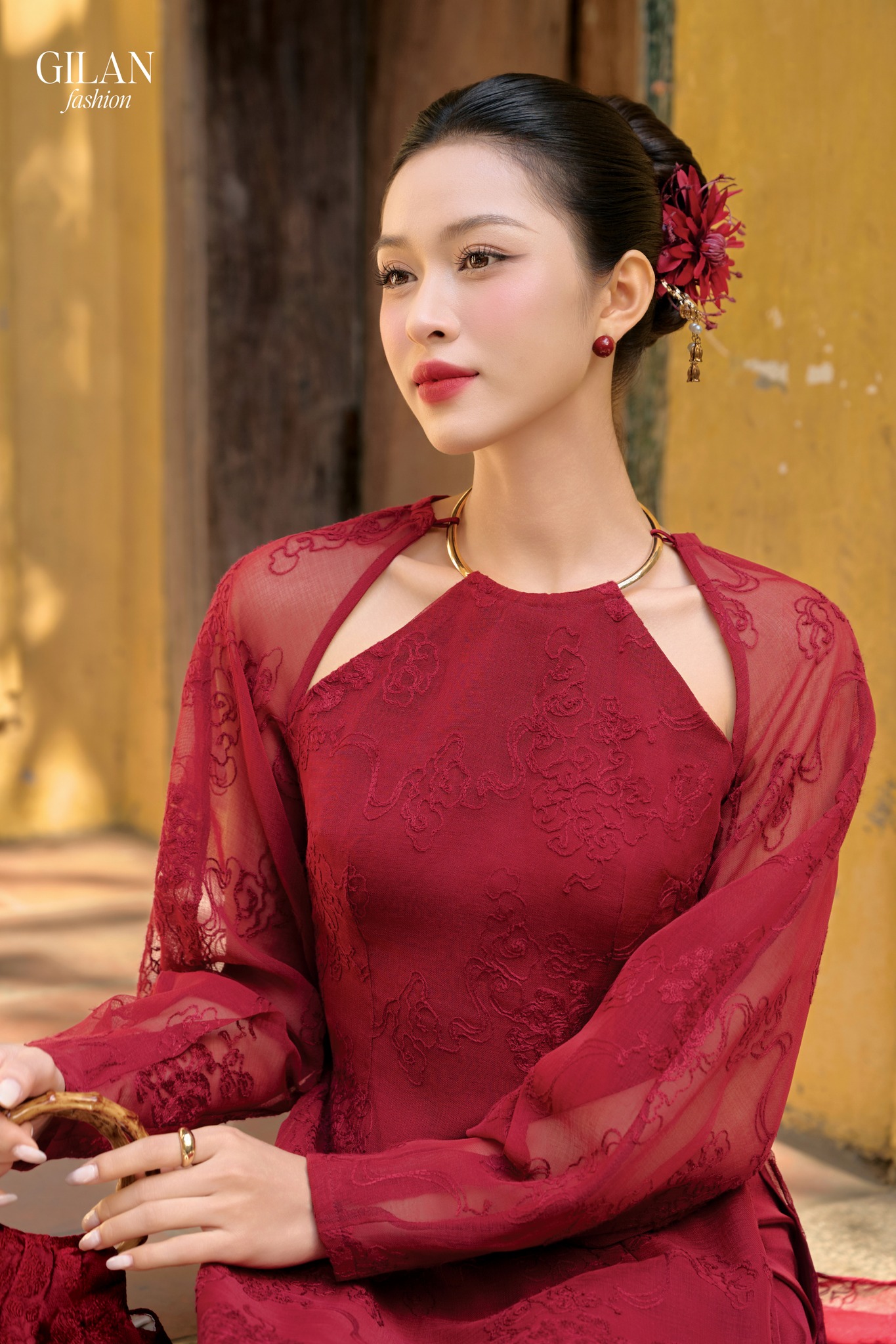 Vì sao áo dài ren được dự đoán là “át chủ bài” mùa Tết 2026?- Ảnh 28.