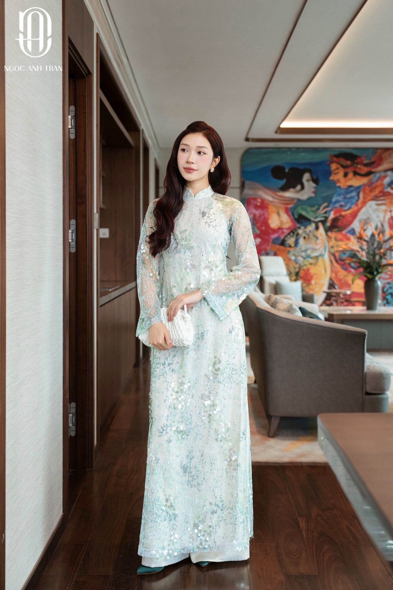 Vì sao áo dài ren được dự đoán là “át chủ bài” mùa Tết 2026?- Ảnh 11.