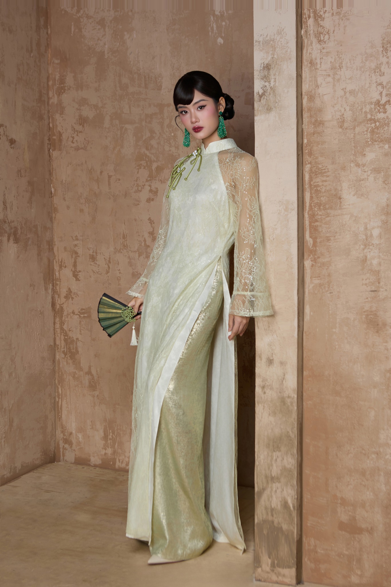 Vì sao áo dài ren được dự đoán là “át chủ bài” mùa Tết 2026?- Ảnh 13.