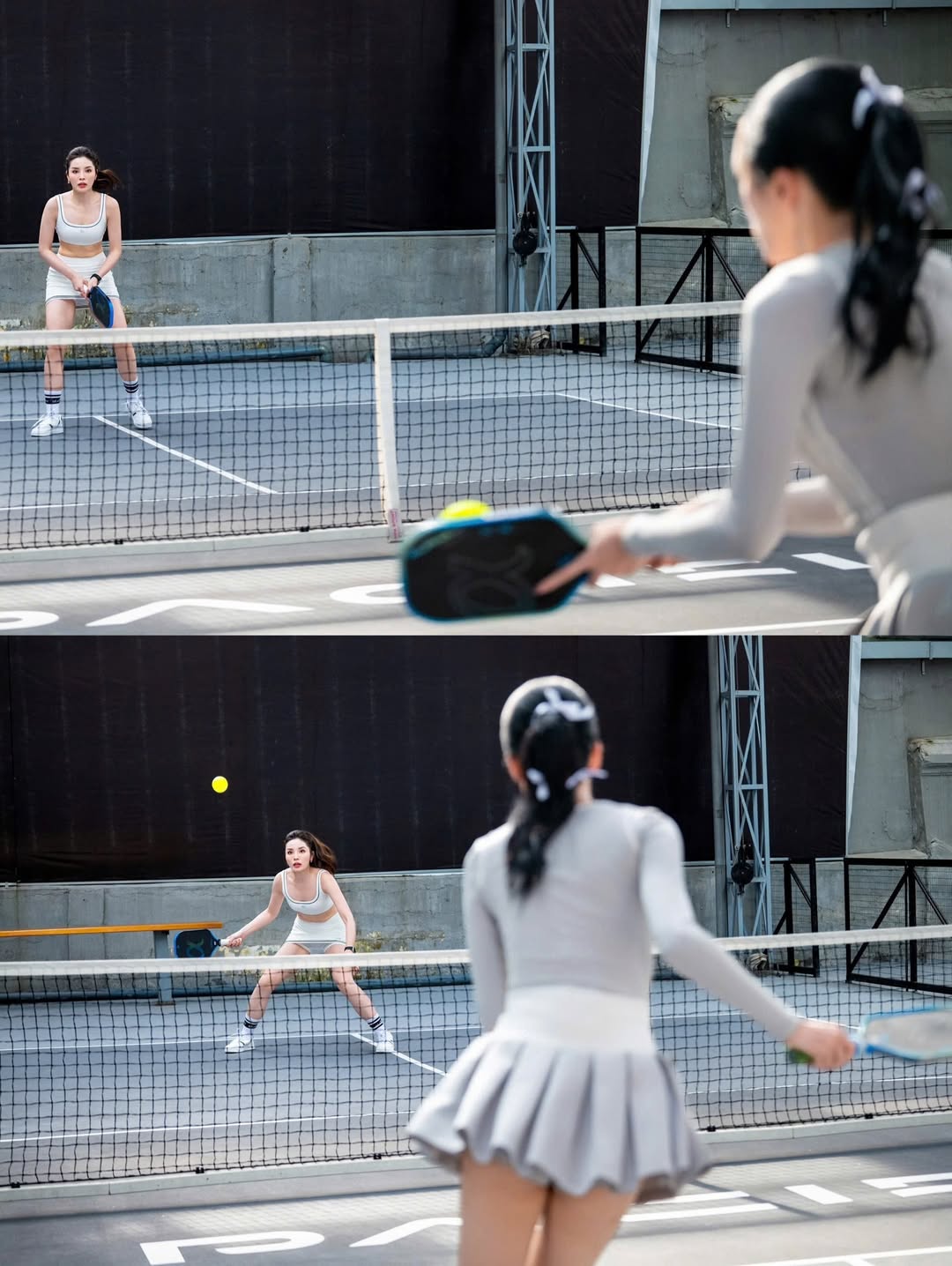 Có mấy tấm ảnh Kỳ Duyên chơi pickleball với Hương Giang thôi mà không thể rời mắt, visual trắng phát sáng!- Ảnh 3. Có mấy tấm ảnh Kỳ Duyên chơi pickleball với Hương Giang thôi mà không thể rời mắt, visual trắng phát sáng!- Ảnh 3.