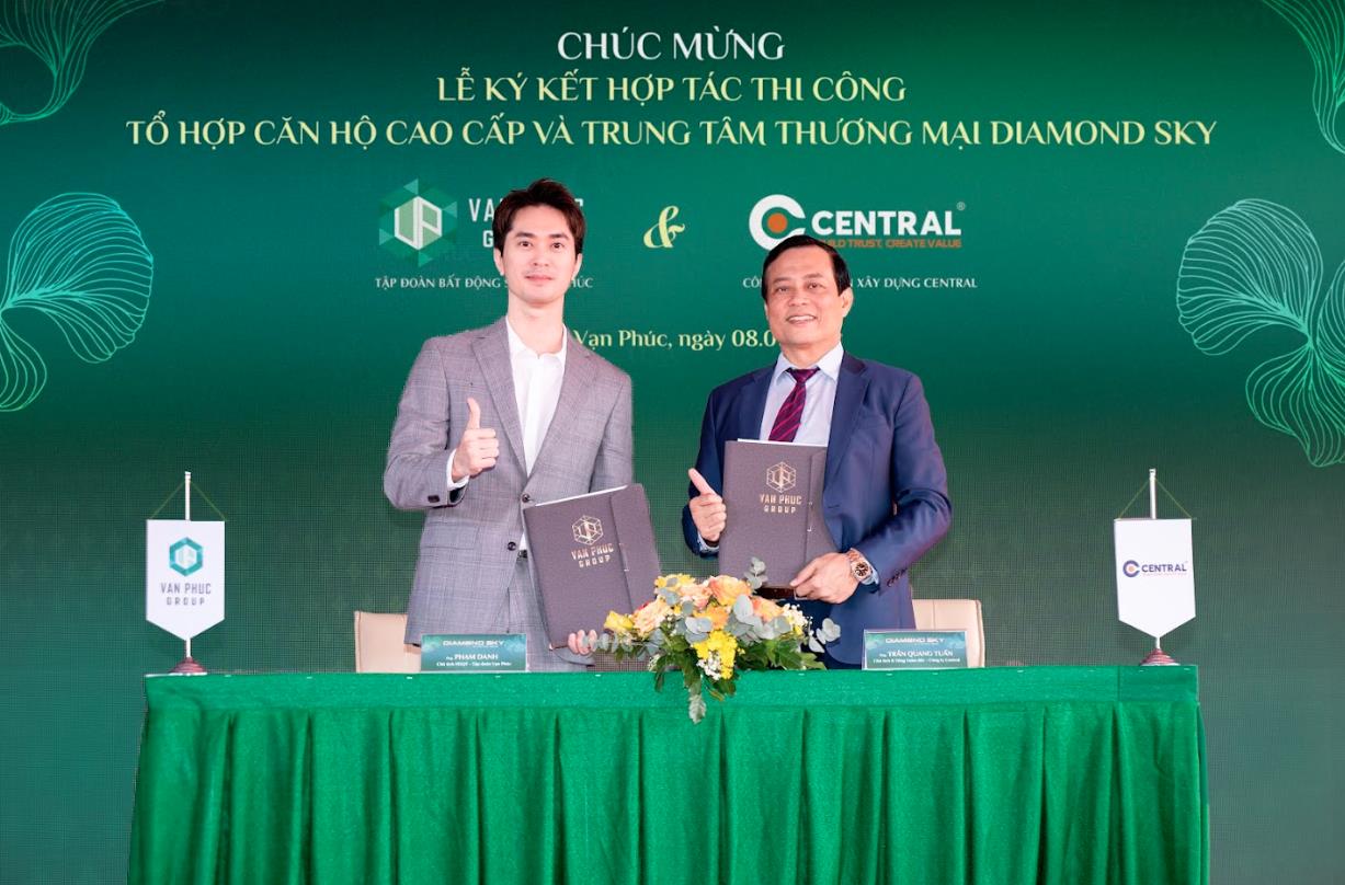 Van Phuc Group khởi công phần hầm Diamond Sky: Dấu ấn biểu tượng sống mới - Ảnh 1.