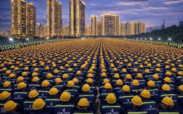 Tỷ phú Phạm Nhật Vượng tuyển hàng chục nghìn công nhân cho loạt “siêu dự án”, không cần kinh nghiệm, thu nhập tới 48 triệu đồng/tháng bao ăn ở