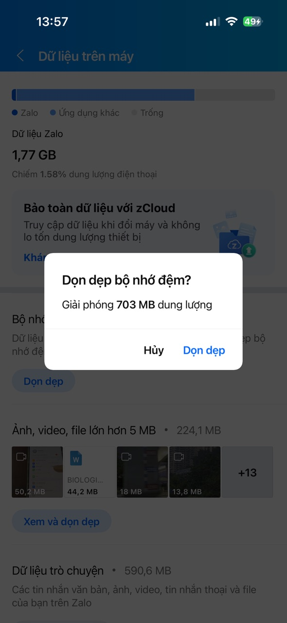 eo hoặc sử dụng Zalo liên tục. - Ảnh 3.