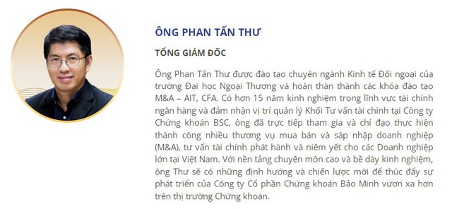 Hai thành viên HĐQT Chứng khoán Bảo Minh nộp đơn từ nhiệm- Ảnh 1.