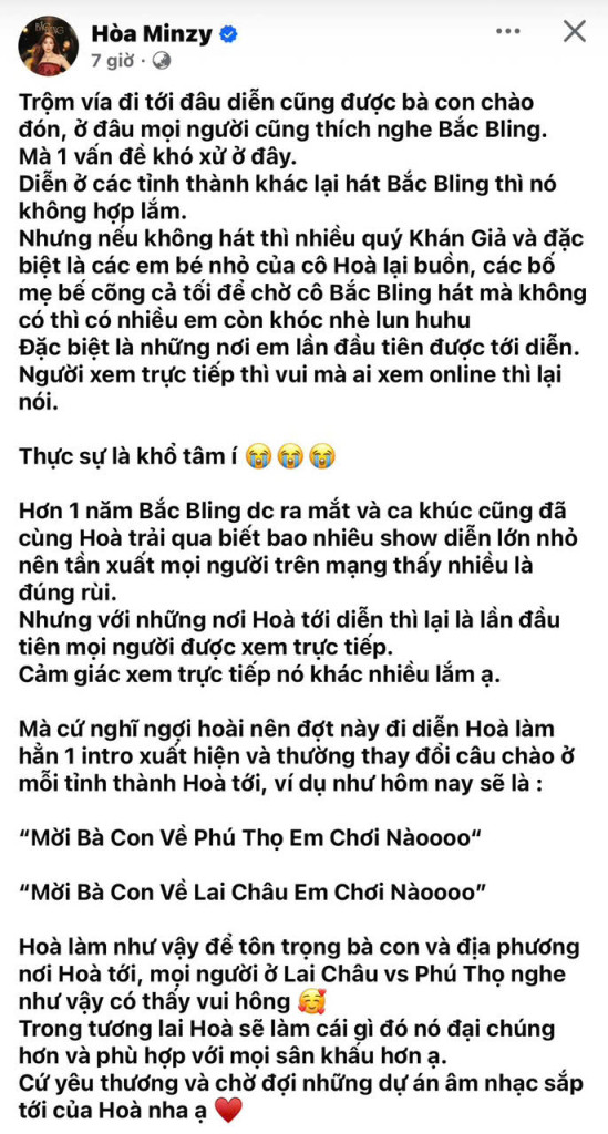 Nỗi khổ của Hoà Minzy- Ảnh 1.