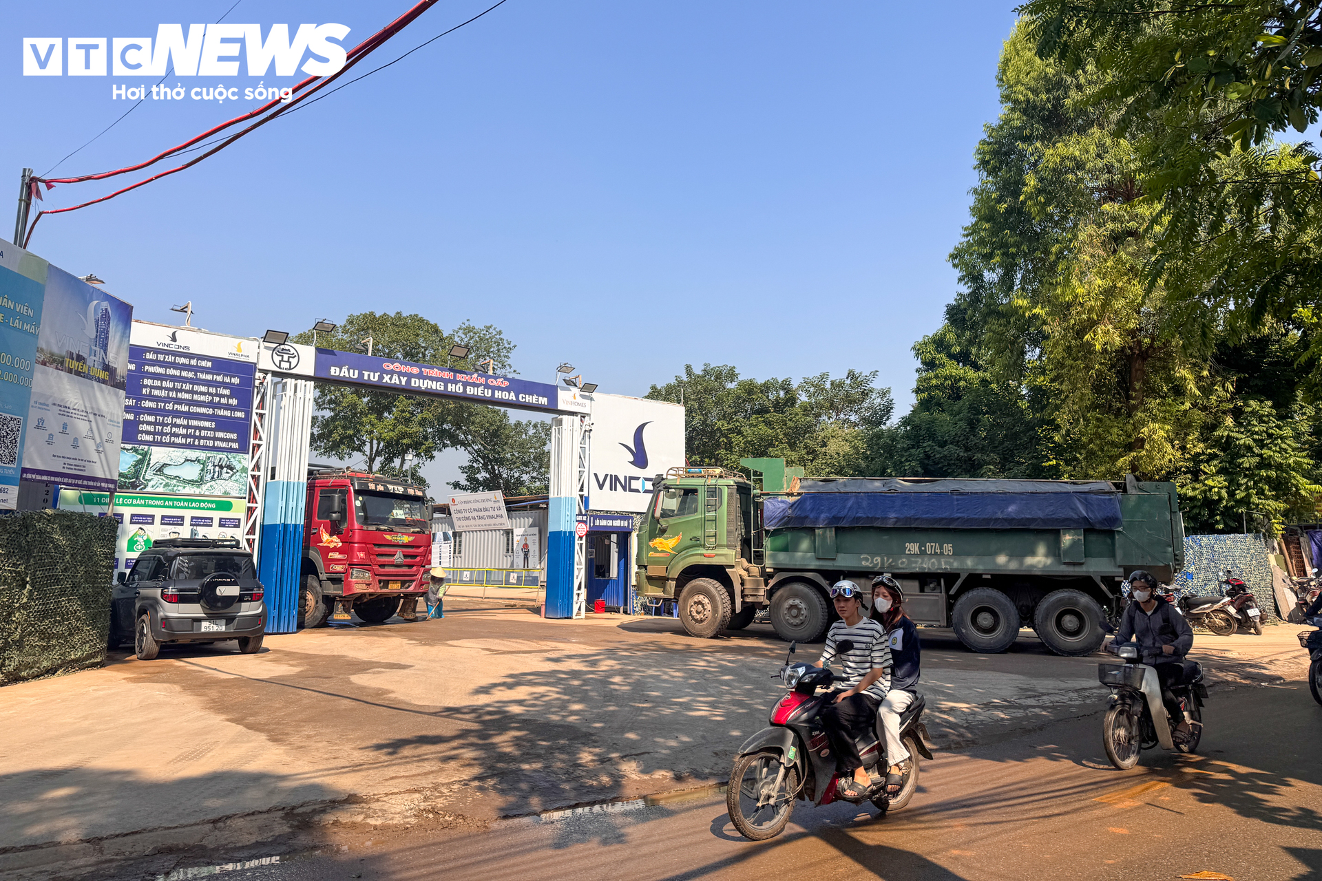 Công trường hồ điều hòa gần 500 tỷ đồng ở cửa ngõ phía Bắc Hà Nội- Ảnh 10.