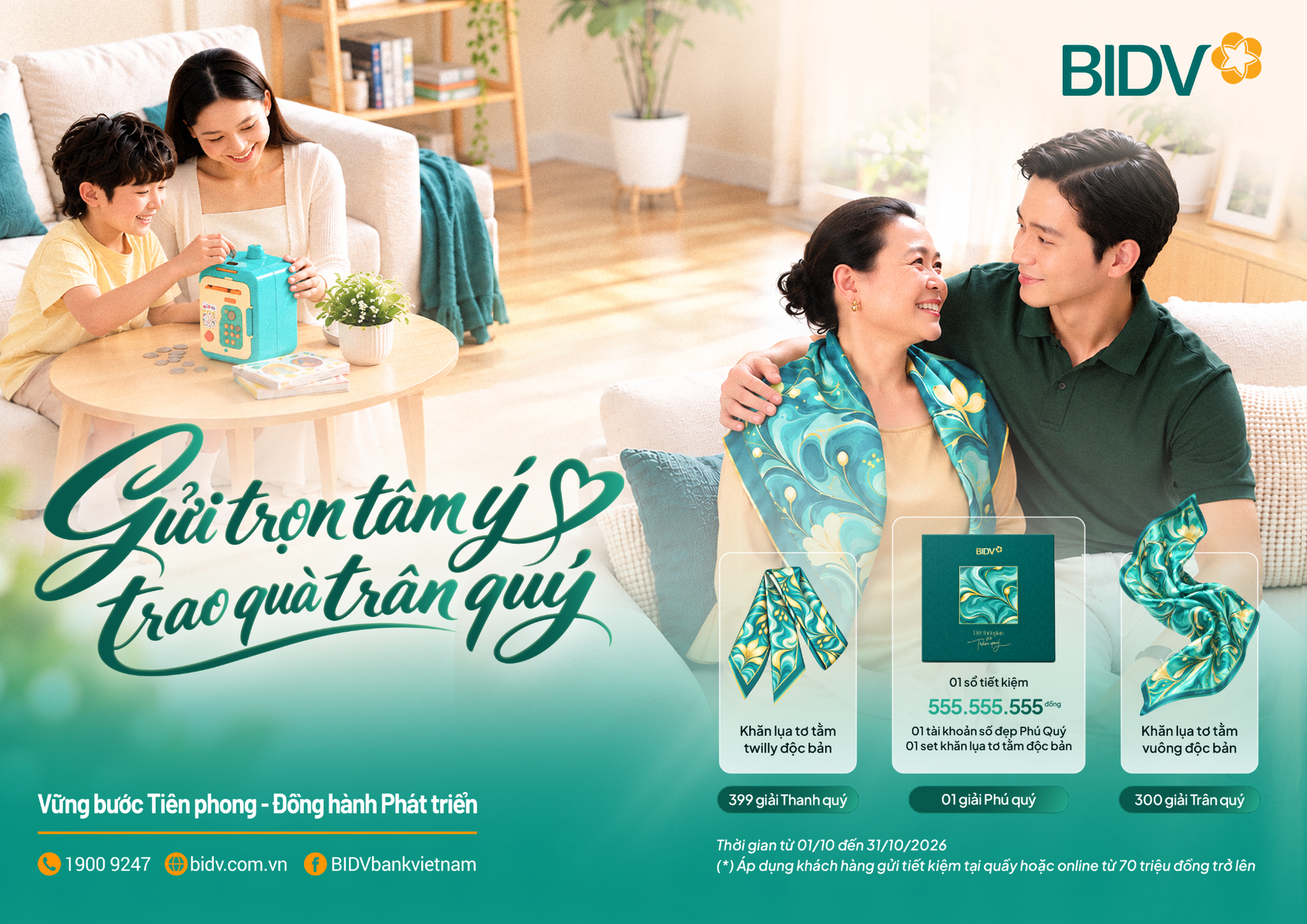 Gửi tiết kiệm BIDV trúng quà gần 1,5 tỷ đồng - Ảnh 3.