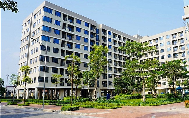 Một doanh nghiệp được giao hơn 2.400m2 đất để làm dự án nhà ở xã hội Liên Hà - Ảnh 1.