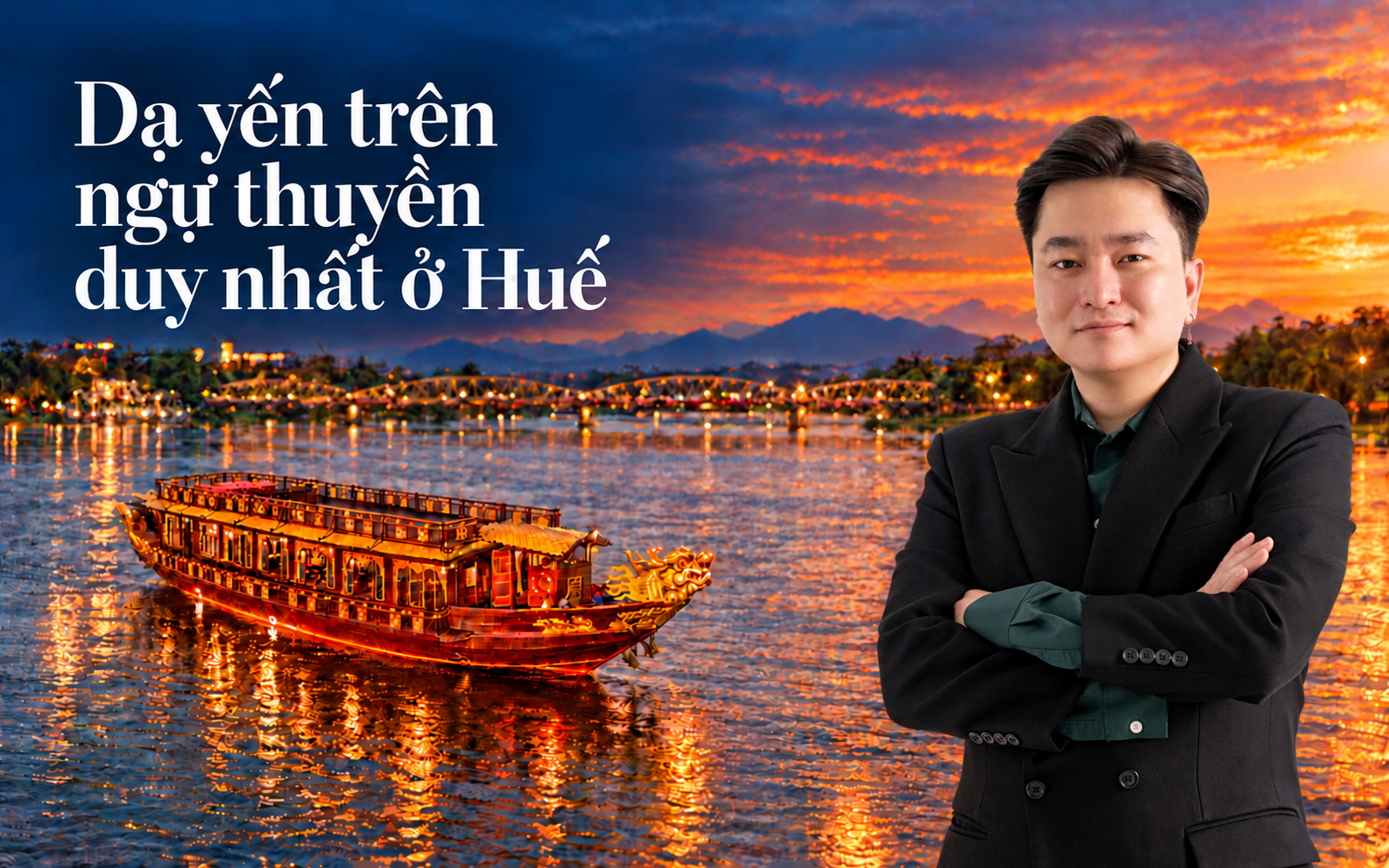 Phía sau dạ yến cao cấp trên ngự thuyền duy nhất ở Huế: Từng bám đầy hà, rao bán không ai mua