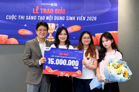 10 đội sinh viên tạo 189 nội dung tài chính tại KIS Content Challenge 2026 - Ảnh 1.