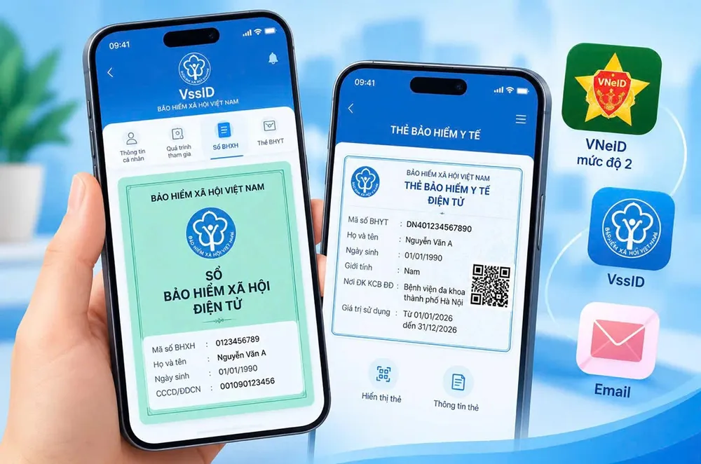 Hướng dẫn mới nhất về sử dụng sổ bảo hiểm xã hội, thẻ bảo hiểm y tế điện tử- Ảnh 2.