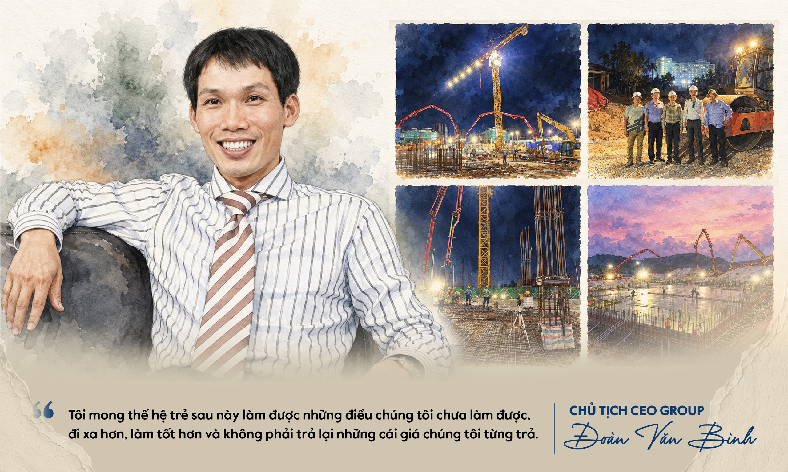 Chủ tịch CEO Group Đoàn Văn Bình: “Tôi biết ơn cái nghèo” - Ảnh 9.