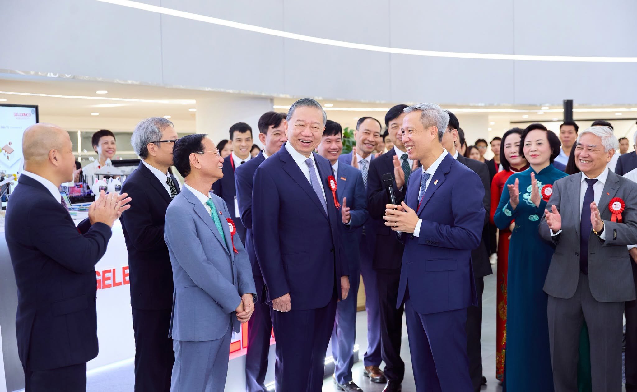 Tổng Bí thư, Chủ tịch nước Tô Lâm tham dự Lễ khánh thành Trung tâm Đổi mới sáng tạo của Đại học Bách khoa Hà Nội và Geleximco - Ảnh 1.