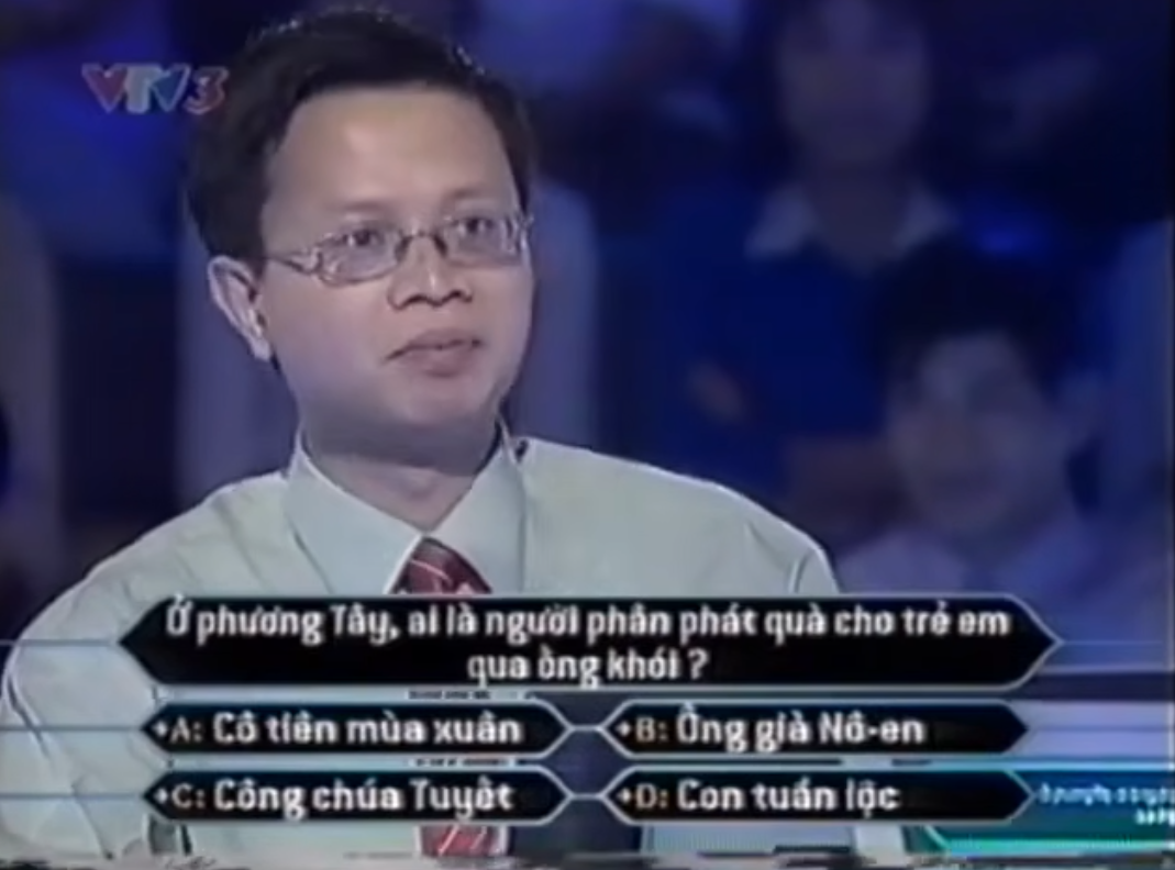 Câu hỏi đầu tiên xuất hiện trong lịch sử Ai Là Triệu Phú có nội dung như thế nào?- Ảnh 3.