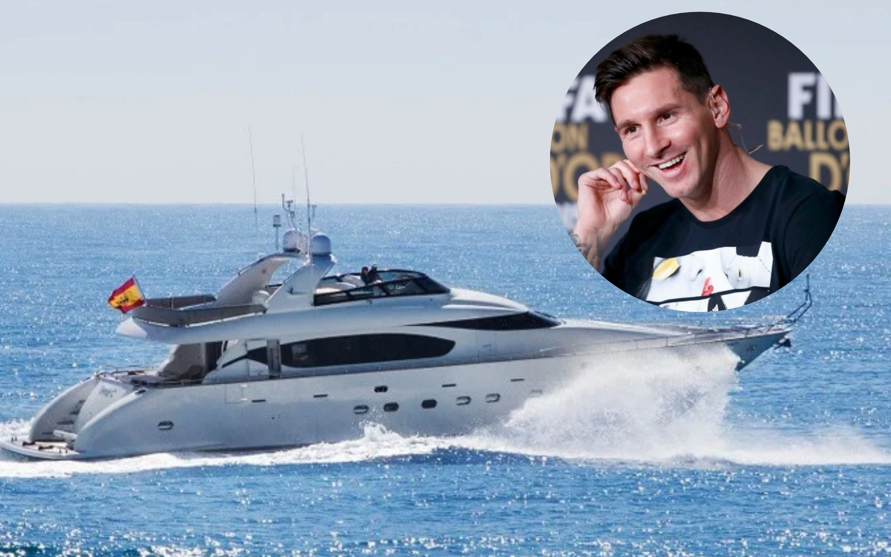 Du thuyền của Messi