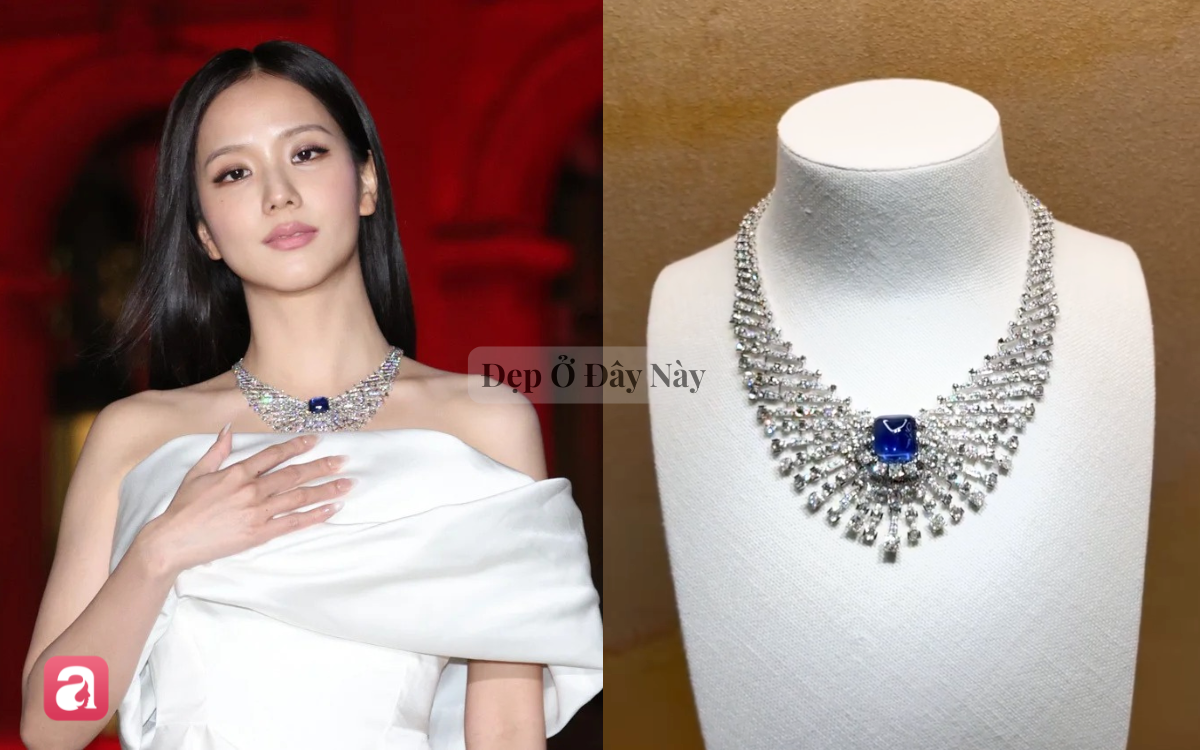 Chiếc vòng thách thức mọi nghệ nhân của Jisoo: Viên sapphire 41 carat đẹp đến nghẹt thở- Ảnh 1.