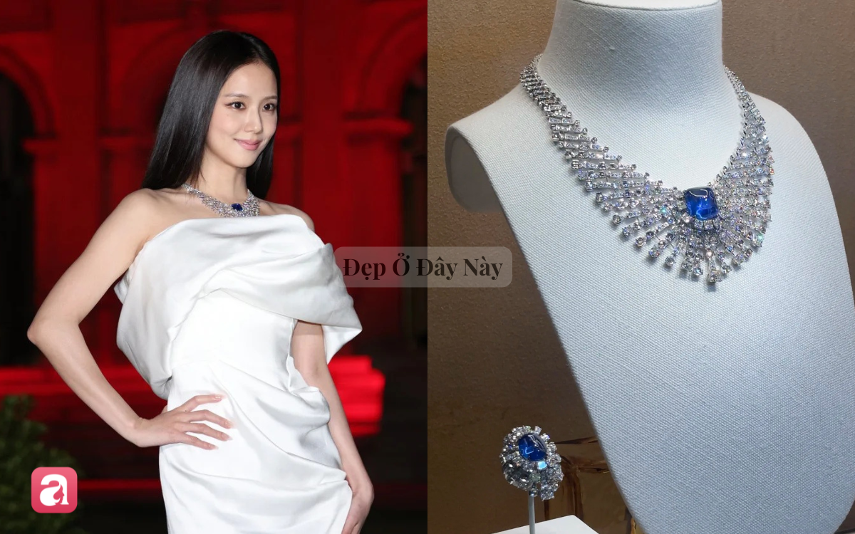 Chiếc vòng thách thức mọi nghệ nhân của Jisoo: Viên sapphire 41 carat đẹp đến nghẹt thở- Ảnh 4.