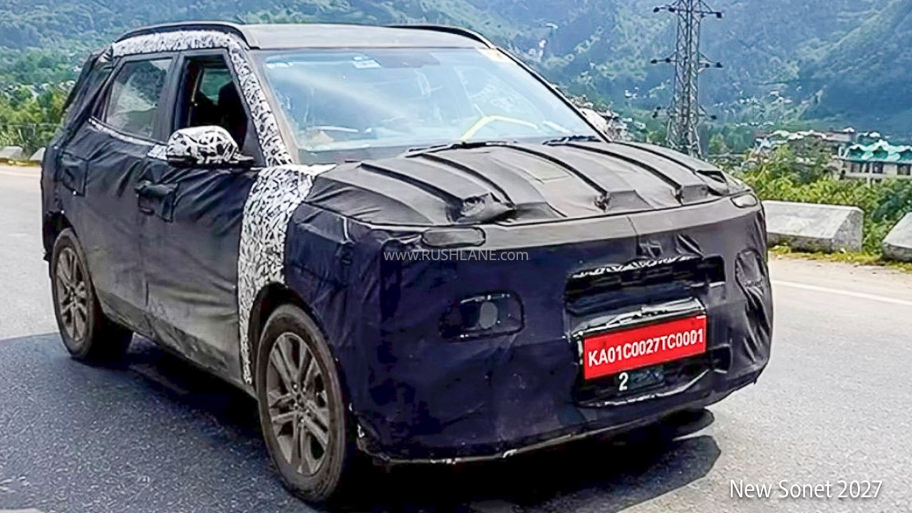 Kia Sonet thế hệ mới tiếp tục lộ diện: Nâng cấp toàn diện khung gầm, màn hình kép 12,3 inch, hứa hẹn có bản hybrid- Ảnh 5.