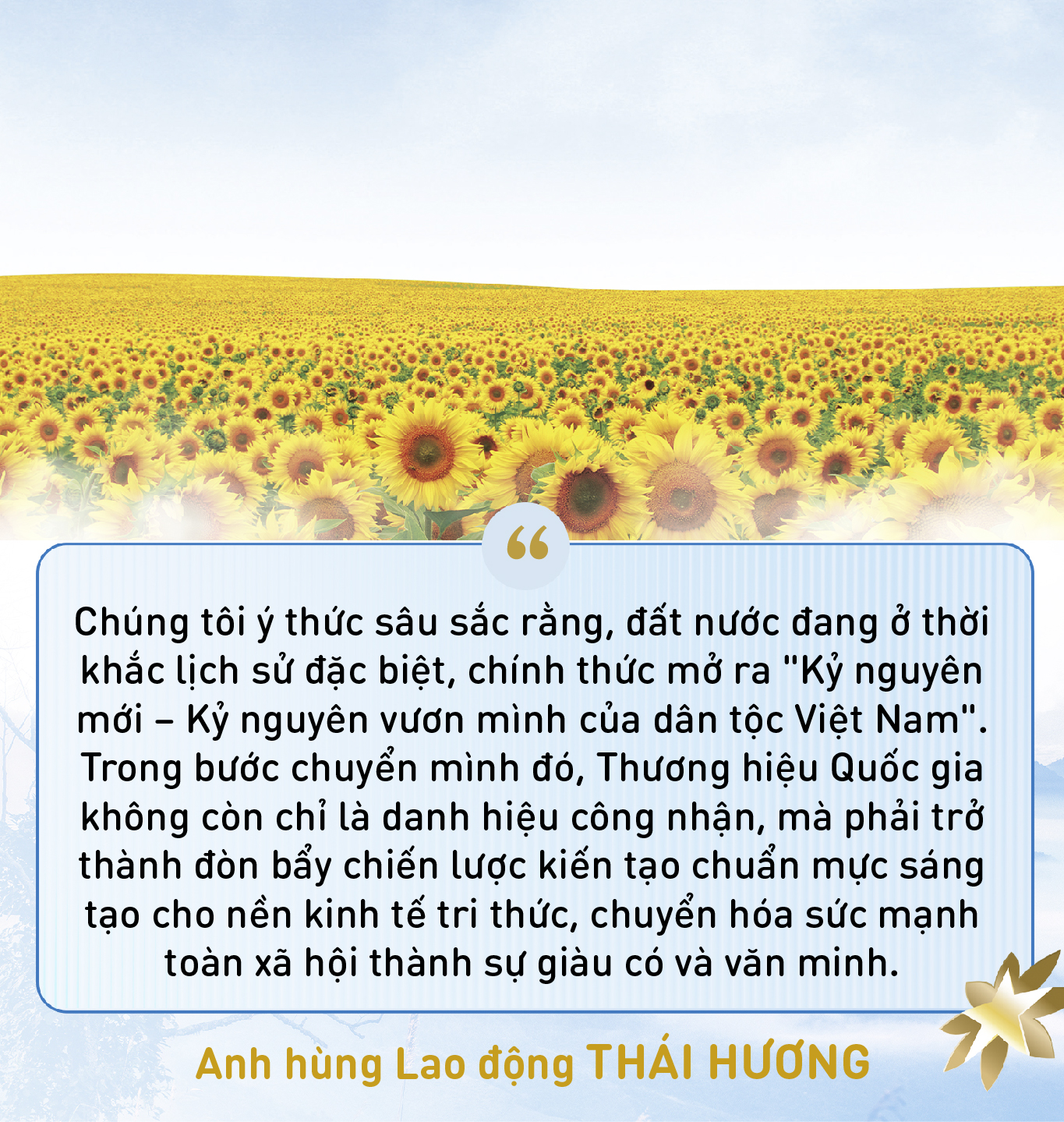 Anh hùng Lao động Thái Hương: Định vị Thương hiệu quốc gia bằng trí tuệ, công nghệ cao và phát triển xanh- Ảnh 1.