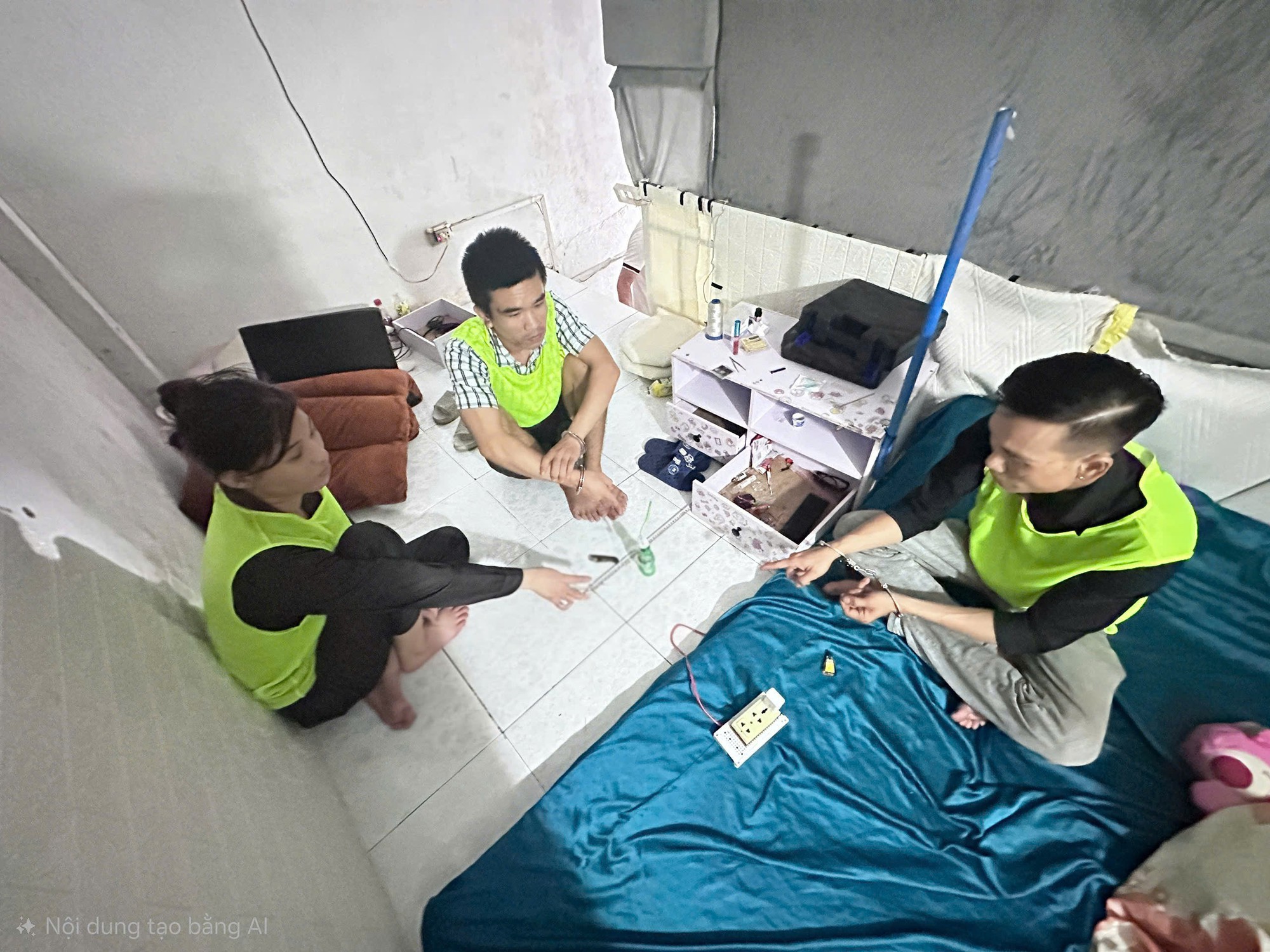 Kiểm tra phòng trọ lúc 14 giờ 20 phút, công an bắt khẩn cấp Lê Công Yến Thanh SN 1993 - Ảnh 1.