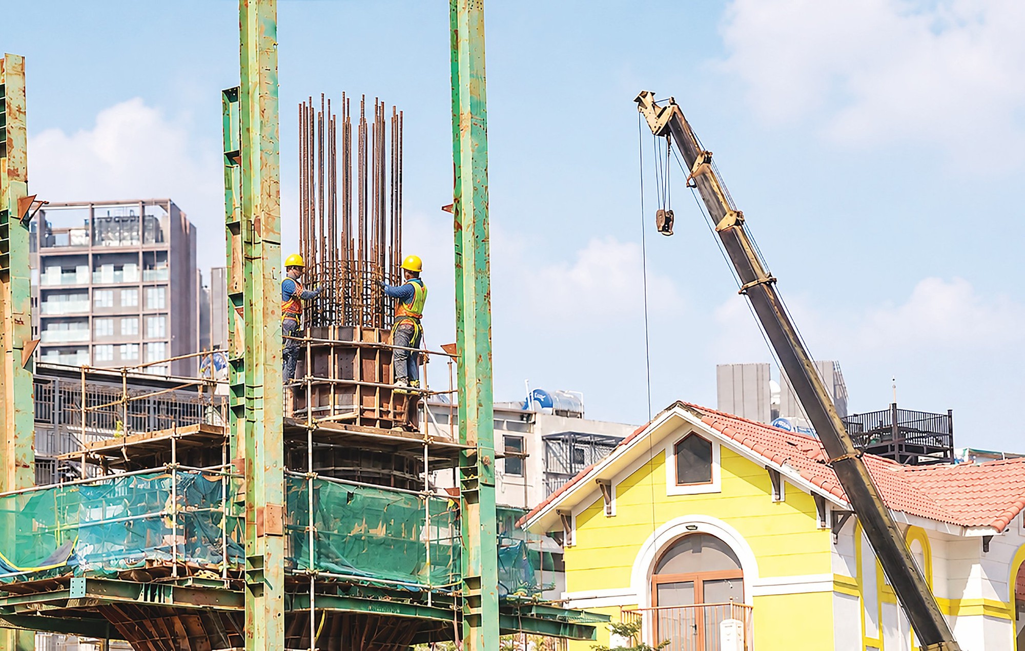 Tích cực thi công nút giao Vành đai 3,5 - Đại lộ Thăng Long- Ảnh 6.