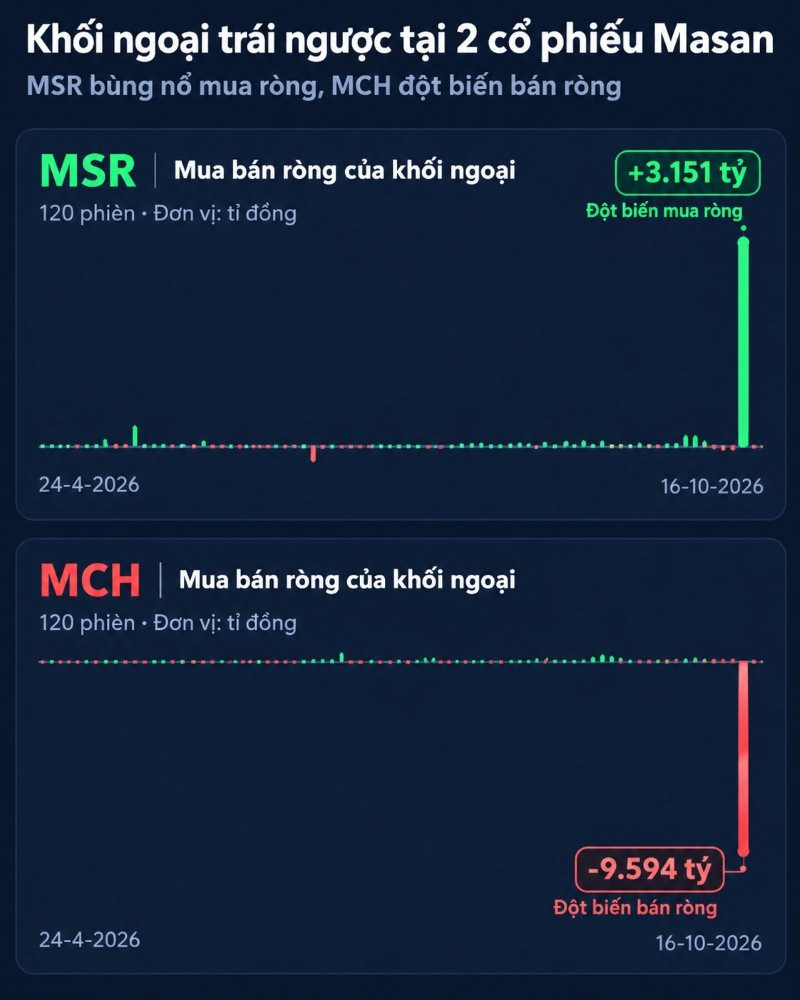 Vì sao khối ngoại “bên trọng, bên khinh” hai công ty tỷ đô của tỷ phú Nguyễn Đăng Quang: Một bên mua nghìn tỷ MSR, một bên bán mạnh tay MCH?- Ảnh 1.