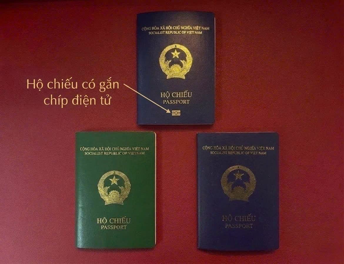 Hộ chiếu gắn chíp khác gì so với hộ chiếu không gắn chíp?- Ảnh 1.