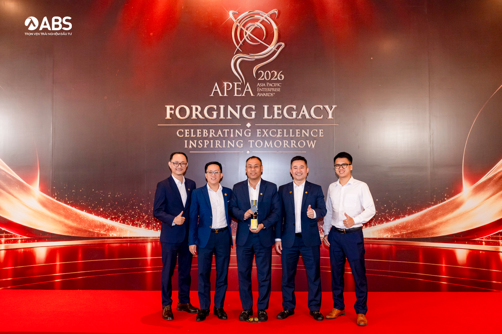 Chứng khoán An Bình được vinh danh Doanh nghiệp xuất sắc châu Á tại APEA 2026 - Ảnh 1.