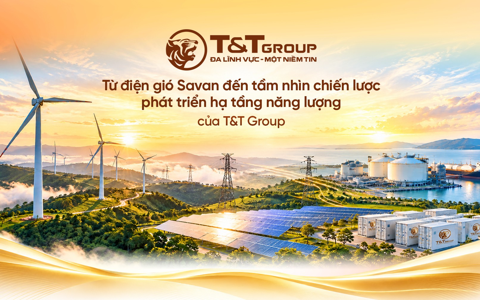 Từ điện gió Savan đến tầm nhìn chiến lược phát triển hạ tầng năng lượng của T&T Group