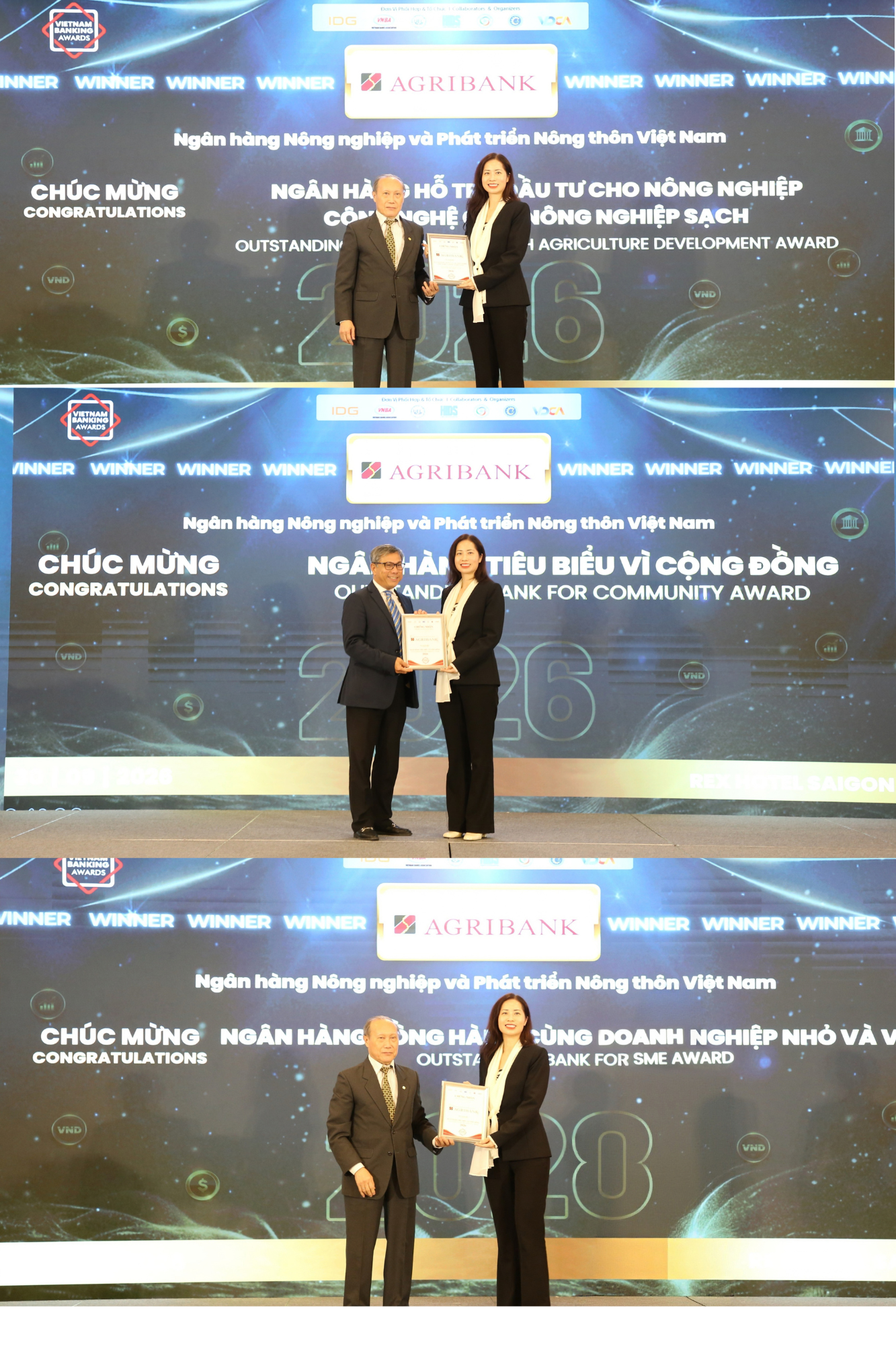 Agribank được vinh danh 3 giải thưởng Ngân hàng Việt Nam tiêu biểu 2026 - Ảnh 3. Agribank được vinh danh 3 giải thưởng Ngân hàng Việt Nam tiêu biểu 2026 - Ảnh 3.