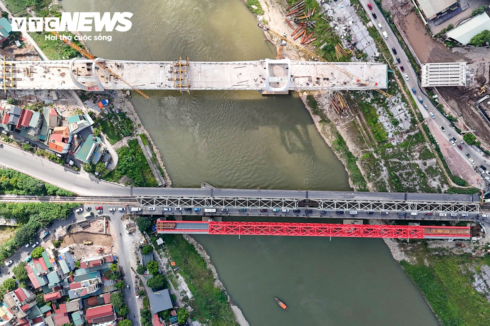 Hà Nội: Cầu Đuống mới hợp long, dự kiến thông xe năm 2026- Ảnh 12.