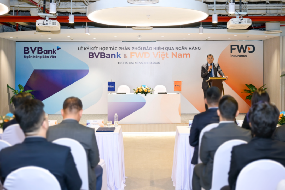 BVBank và FWD Việt Nam ký kết hợp tác chiến lược phân phối bảo hiểm qua ngân hàng - Ảnh 1.