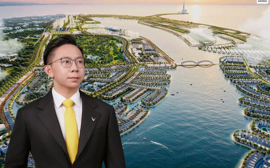 Đúng 1 năm nữa, ông Phạm Nhật Quân Anh triển khai 200 xe VinFast tự hành tại siêu đô thị 313.700 tỷ đồng