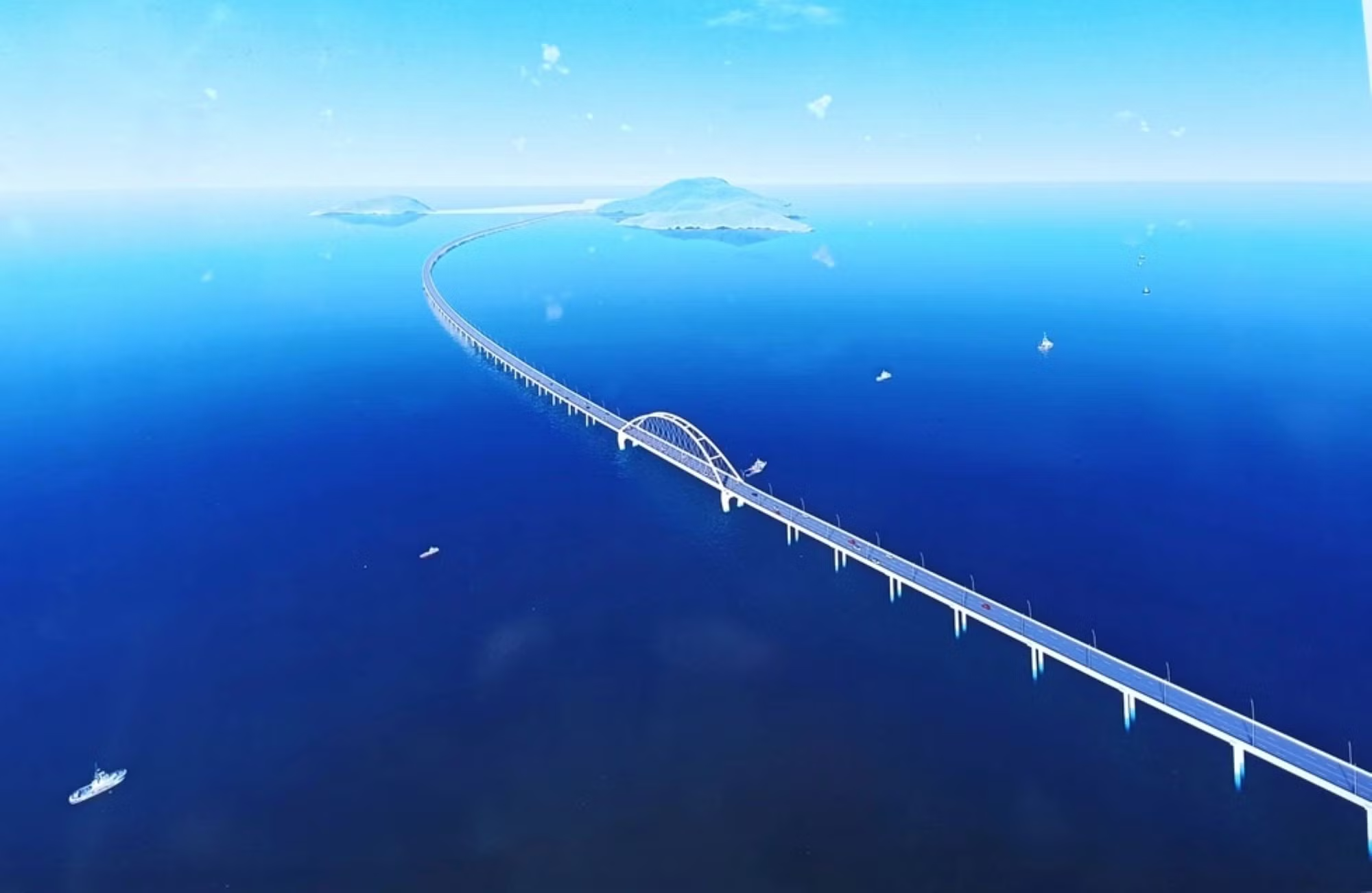 Khoan 438 cọc bê tông xuống lòng đại dương, huy động hơn 1.000 thiết bị xây siêu công trình 25.700 tỷ đồng dài nhất Việt Nam- Ảnh 3.