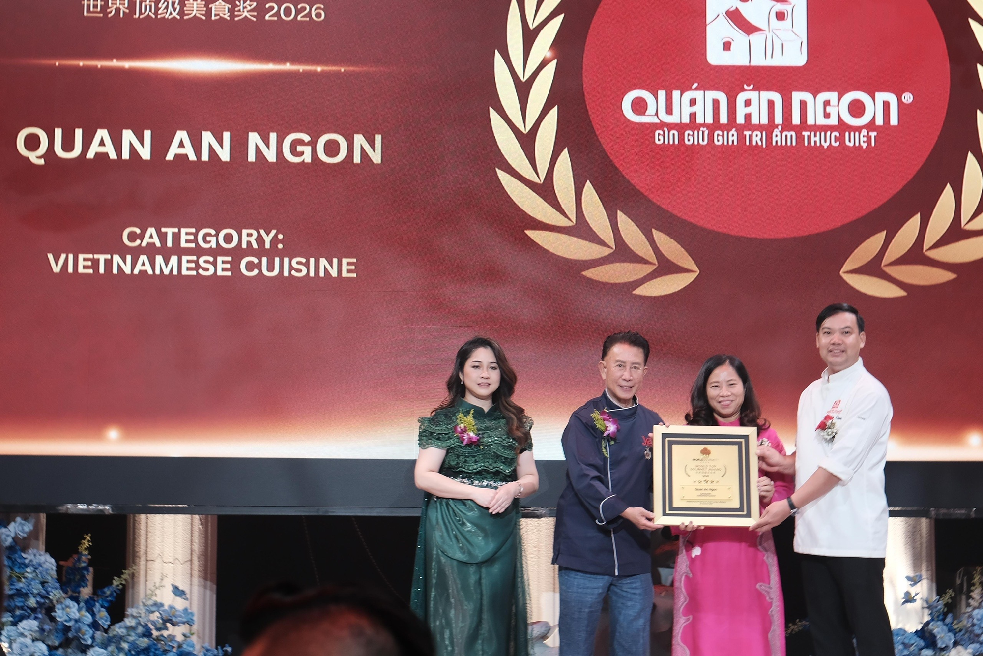 Cùng thương hiệu Trung Quốc, Malaysia, một nhà hàng Việt Nam vừa được gọi tên ở 